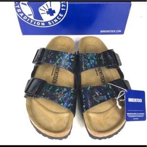 Birkenstock Black Hologram Sandals